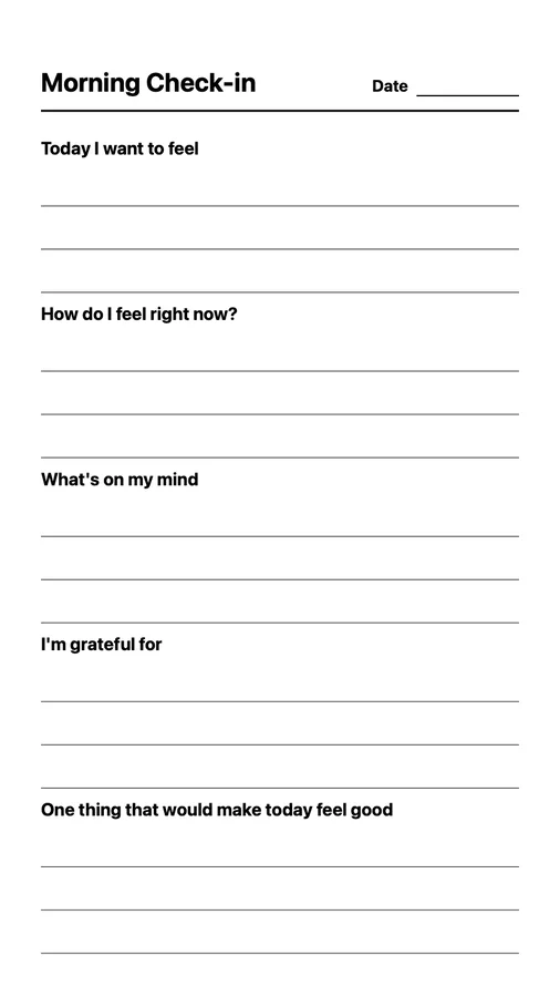 Morning Check-in on Paper Pro Move