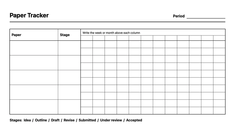 Paper Progress Tracker on Paper Pro Move
