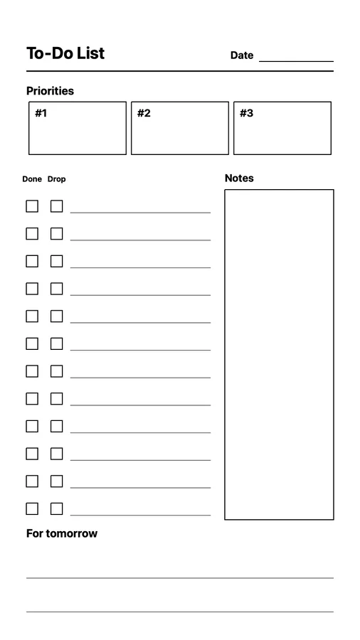 Priority To-Do on Paper Pro Move